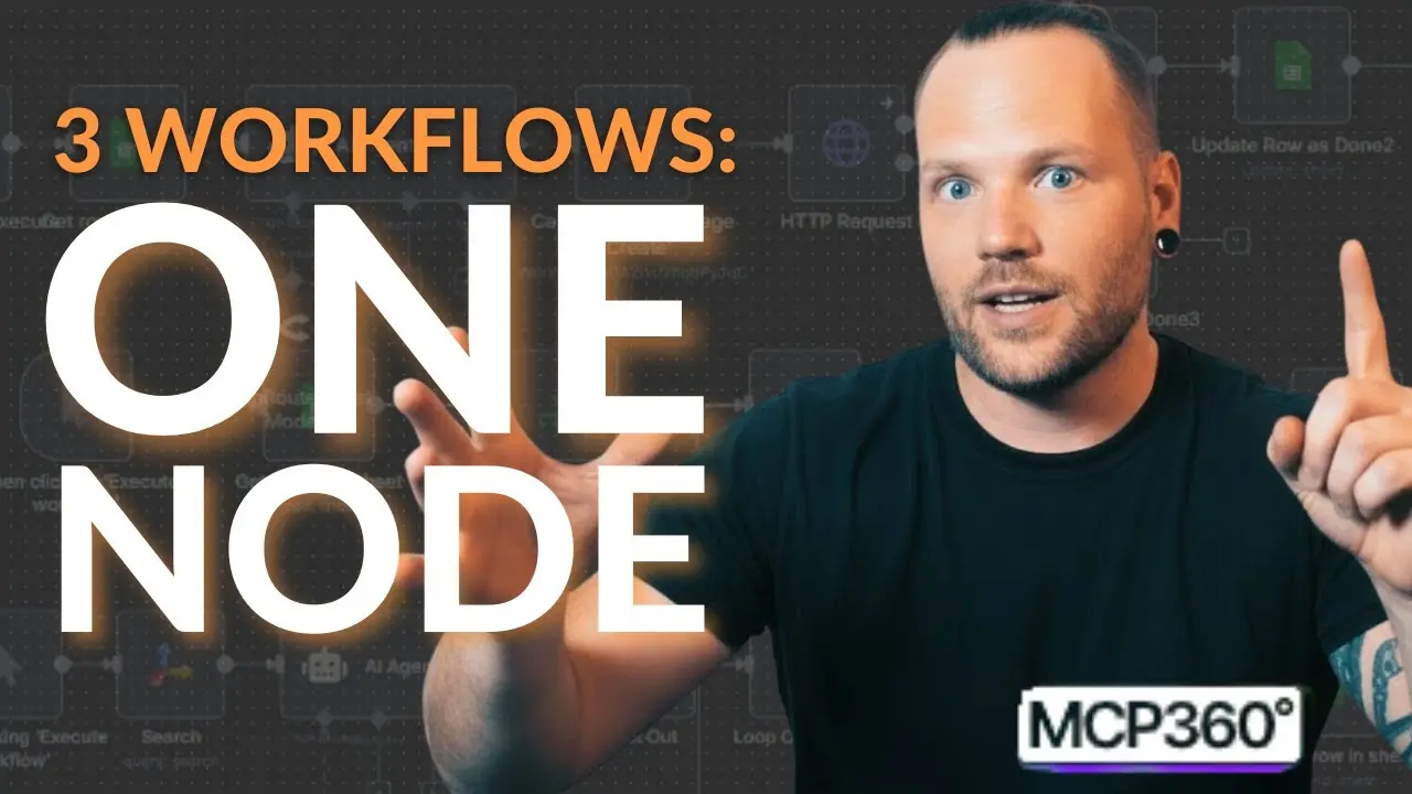 MCP made EASY: 3 REAL MCP Workflows illustration